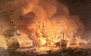 Thomas Luny Battle of the Nile oil painting